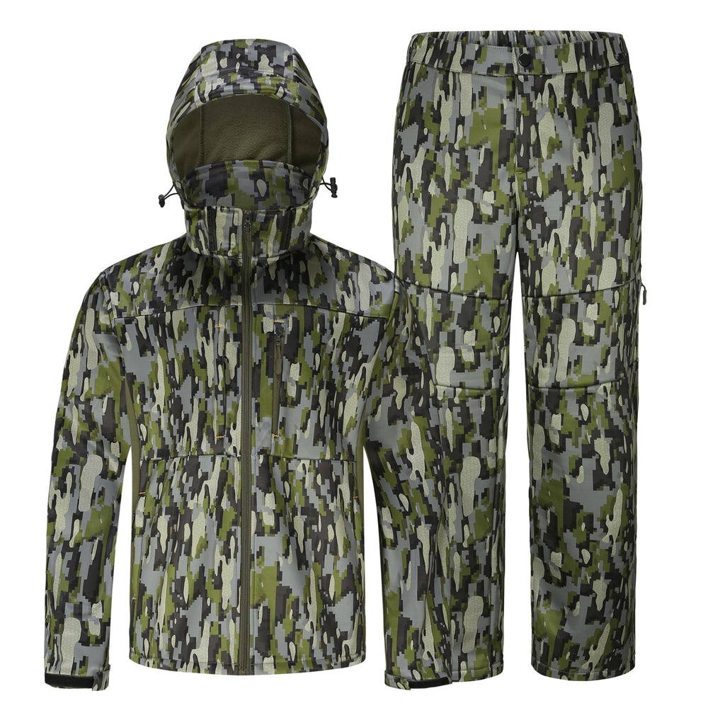 UIIHUNT hunting jacket with silent fabric for stealthy stalking in the field.
