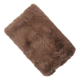 UKCOCO hand warmer muff front view with plush fur for outdoor warmth