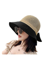 Ulalaza sun hat for women with a wide brim provides stylish sun protection at the beach