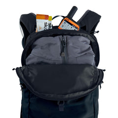 Blazek waist pocket accessible for phone or spray during workouts.