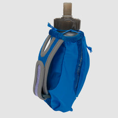 Ultimate Direction Clutch UD Blue bottle holster for easy bottle access during runs
