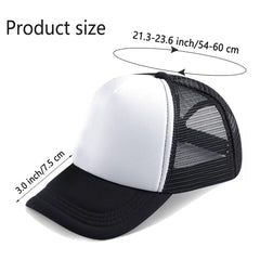 Ultrafun 12Pack Green Trucker Hat back view with vented mesh for cooling.