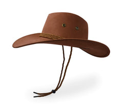 UltraKey Cowboy Hat with chin strap for secure fit on windy days