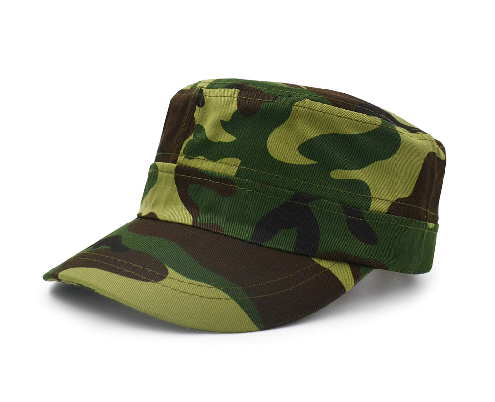 UltraKey flat-top cap in green from the front view, ideal for everyday outdoor style.