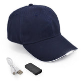 UltraKey hands-free LED cap with side switch for easy lighting during outdoor activities.