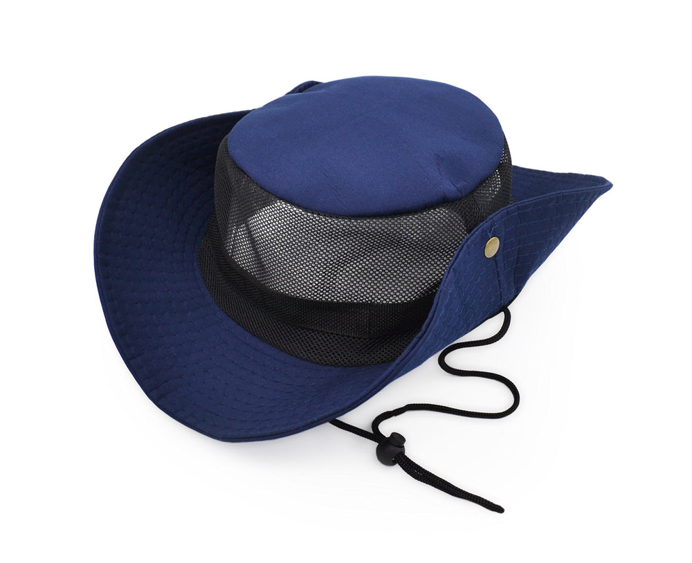 UltraKey Outdoor Sun Protect Hat army style front view showing shade and fit