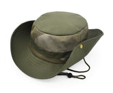 UltraKey Outdoor Sun Protect Hat Army Style with mesh vents for all-day cooling.