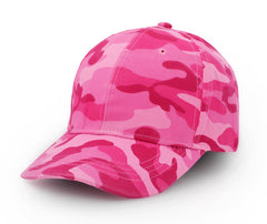 UltraKey pink camouflage cap front view for versatile outdoor wear.