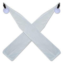 UltraPoi Ultrasocks XL set of 2 white non-stretch socks with swivel knob handles for spinning poi.