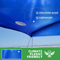 UMARDOO beach tent wind resistance demonstrates stable shelter against gusts.