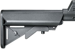 All-weather stock with rubber recoil pad on AirJavelin
