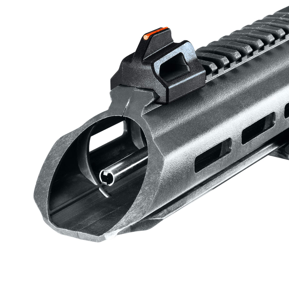 Fixed orange fiber optic front sight on AirJavelin