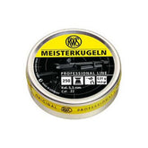 Umarex RWS Meisterkugeln tin of .22 pellets ready for target practice and plinking