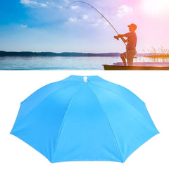 Open canopy umbrella hat ready for outdoor use