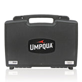 Umpqua Boat Box Magnum Black open view showcases large fly storage for streamers