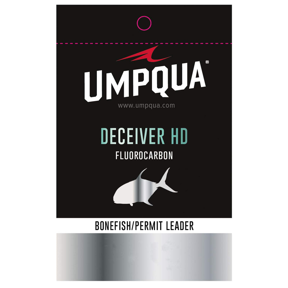 Umpqua Deceiver HD Bone Permit fluorocarbon leader for saltwater presentation