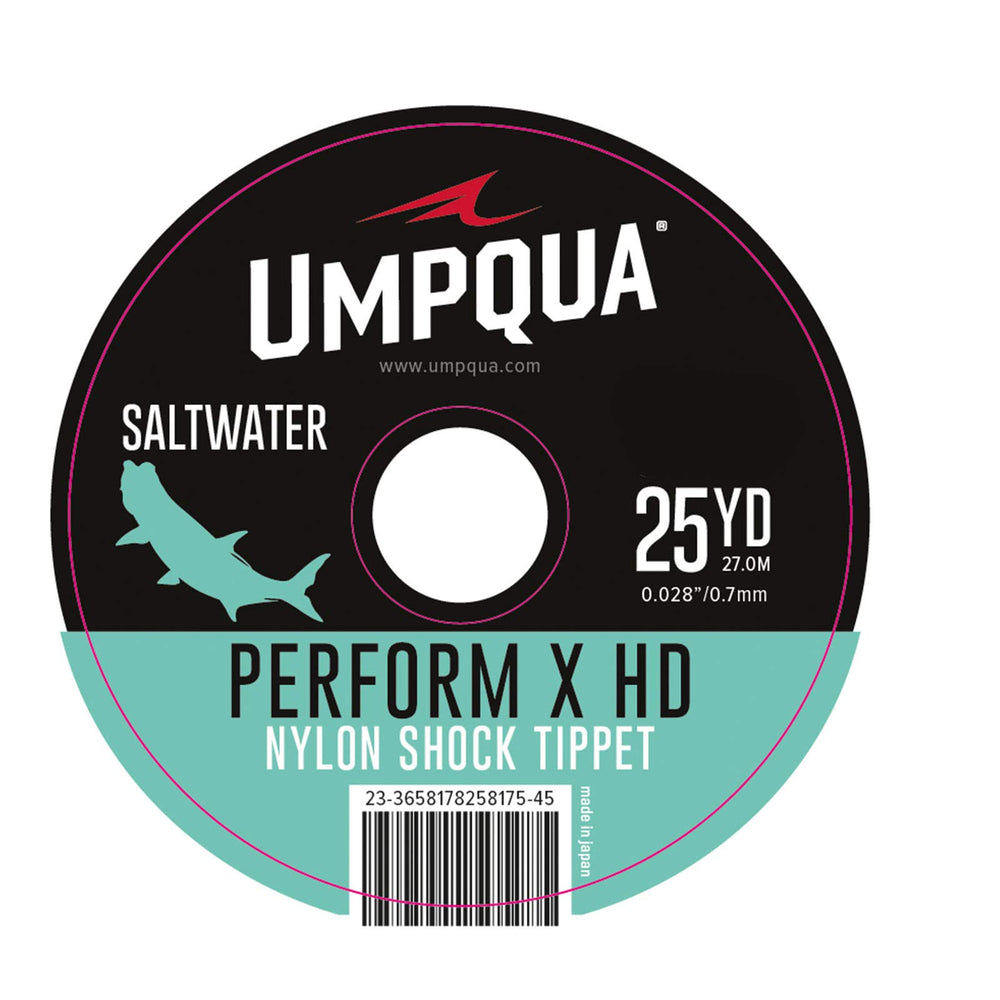 Umpqua Deceiver HD saltwater fluorocarbon shock tippet for 60 lb, protects leaders and tempts leader shy fish