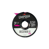 UMPQUA Deceiver X Fluoro Tippet Pink 50yds — pink fades underwater, boosting invisibility