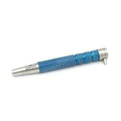 Umpqua Dream Stream Plus Half Hitch Tool on desk for secure thread heads during fly tying.