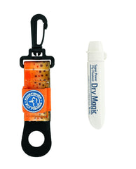 Umpqua floatant bottle in storage holder