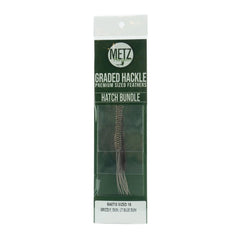 Umpqua Metz Hatch Hackle Bundle 18 Baetis for buoyant, lifelike Baetis imitations.