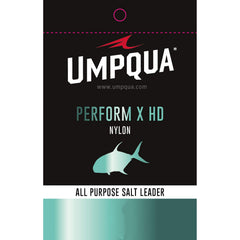 Umpqua Perform X HD nylon saltwater leader product shot highlighting durability for large flies