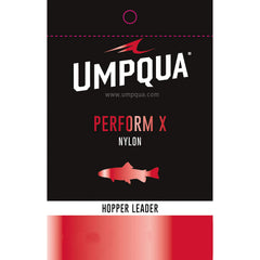 Umpqua Perform X Hopper Leader in frame, ready to turn over big terrestrials in windy conditions.