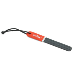 Umpqua Rivergrip Hook File Red, two sided grooves for precise hook point sharpening.