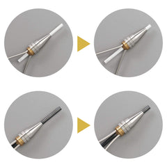 Umpqua TMC bobbin protects fine threads during use.