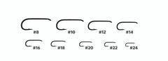 Umpqua U001 1x-long shank shown for larger fly patterns.