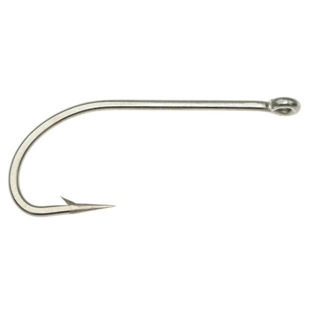 Umpqua U401 saltwater hook with straight eye, 25-pack, 1X strong for reliable tying.