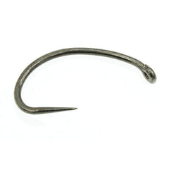 Umpqua UC620BL-BN heavy barbless hook 16 close-up showing durable curved design