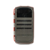 Umpqua UPG Foam Daytripper Fly Box Large Red - open with magnetic fly dock