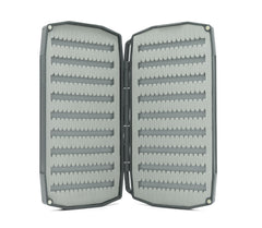 Open UMPQUA UPG Foam Double Essential Large fly box showing dual-sided storage