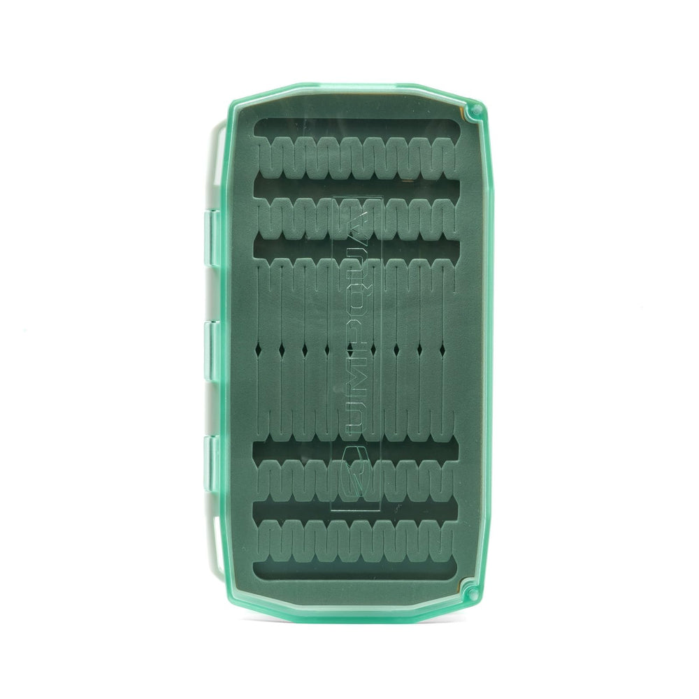 Umpqua UPG Foam Flats Aqua Large Fly Box - front view