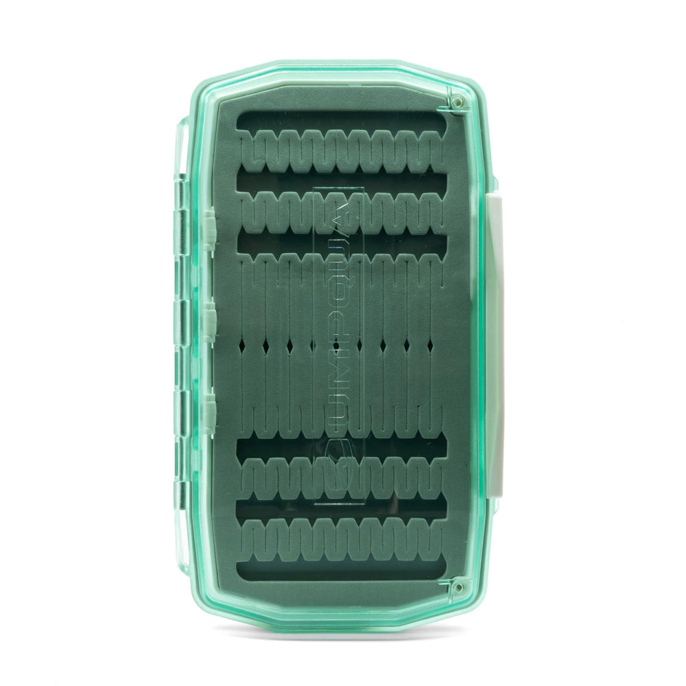 Umpqua UPG Foam Salt Fly Box Flats Aqua - front view