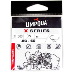 XT500 BN jig hook 60-degree angle highlighting snag-resistant design