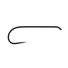 Umpqua XC130 barbless down-eye hook for stealthy dry fly presentations.