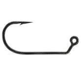 Umpqua XS506 BN jig fly hook closeup in black nickel finish for larger fish