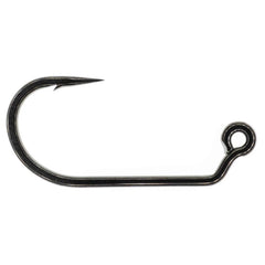 Umpqua XS506H BN Jig Fly Hook close-up showing extra-strong black nickel finish.
