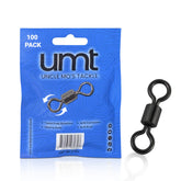 UMT 100-Pack Ball Bearing Fishing Crane Swivels – size #2 (65lb) close-up