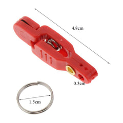 Uncedaran line clip red 3pcs — product on white background