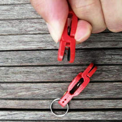 Uncedaran line clip red 3pcs — close-up detail
