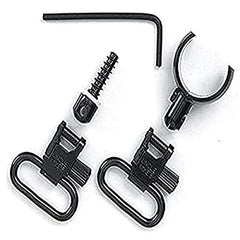 Uncle Mike's blued QD15 SGW-12 swivel base for fast sling attachment.