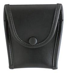 Uncle Mike's Compact Cuff Case with Flap Kodra Black secures cuffs for fast access.