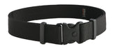 Uncle Mike's Kodra Deluxe Duty Belt: black front view, rugged support.