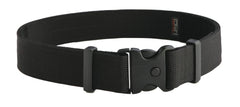 Uncle Mike's Kodra Deluxe Duty Belt: black front view, rugged support.