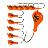 UNCLE MO'S Saltwater Tackle tenacious tog jig head 2oz top view highlighting compact, durable design.