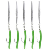 UNCLE MO'S UMT A17 diamond jig chrome finish with water flash to attract fish