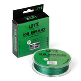 UNCLE MO'S SALTWATER TACKLE UMT braided line spool offers 150 yards for versatile fishing.
